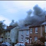 Homes evacuated after pool fire – (2007)