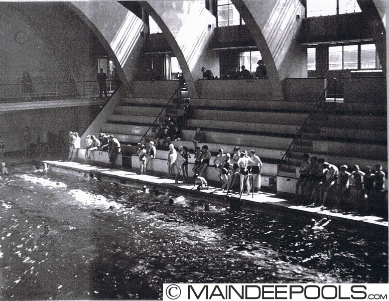 Maindee Pools Interior 1970s